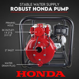 Fuel & Exhaust: Fire Fighting Petrol Water Pump GP200 TWIN IMPELLER WITH A HONDA ENGINE