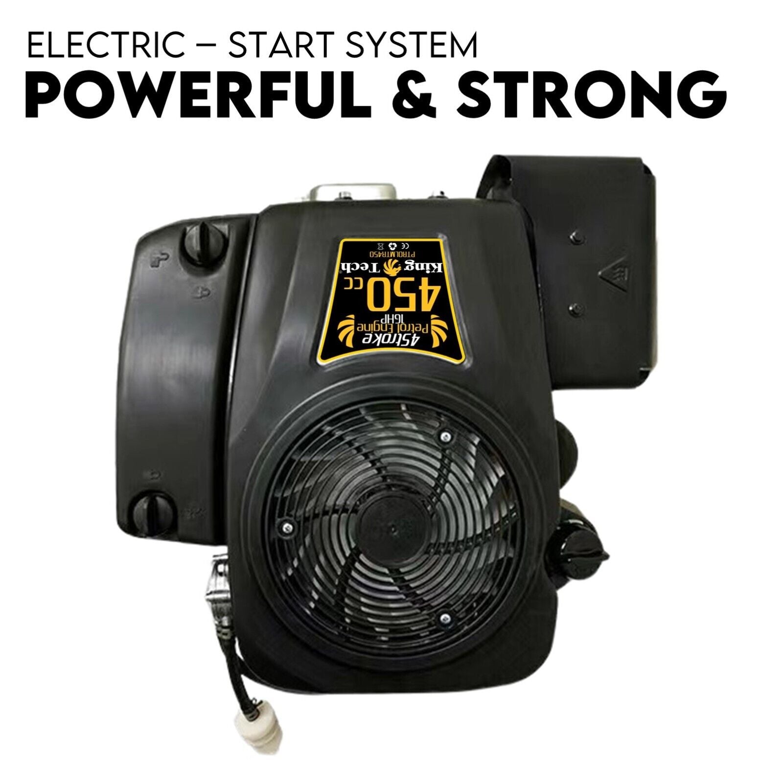 Outdoor Power Equipment: 16HP Vertical Shaft Lawn Mower Engine Petrol 4 Stroke Ride on Motor
