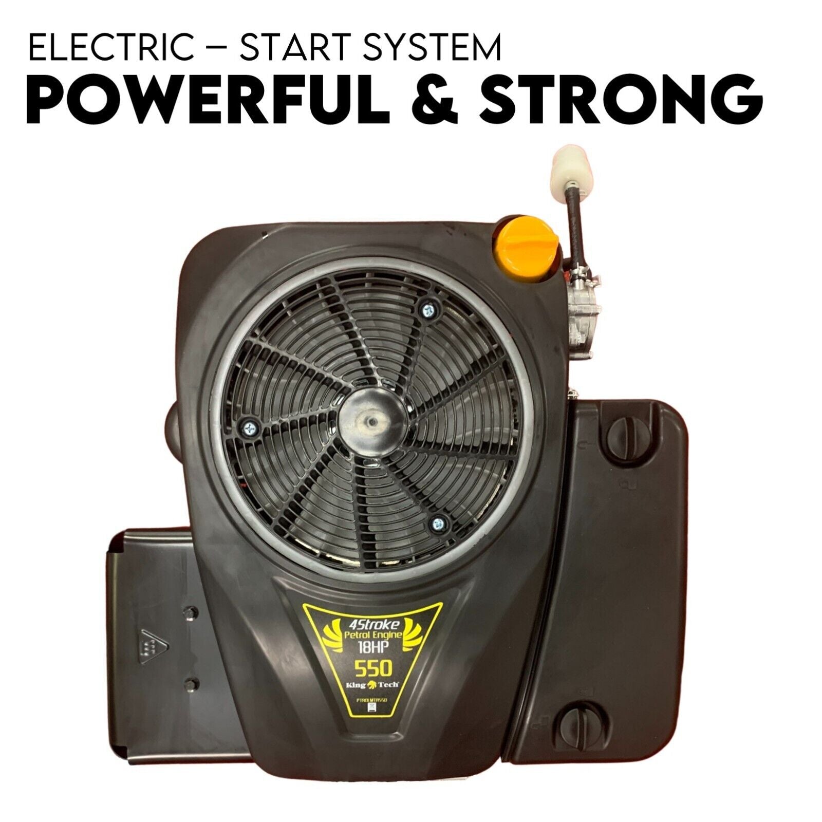 Outdoor Power Equipment: 18HP Vertical Shaft Lawn Mower Engine Petrol Motor 4 Stroke OHV Ride On