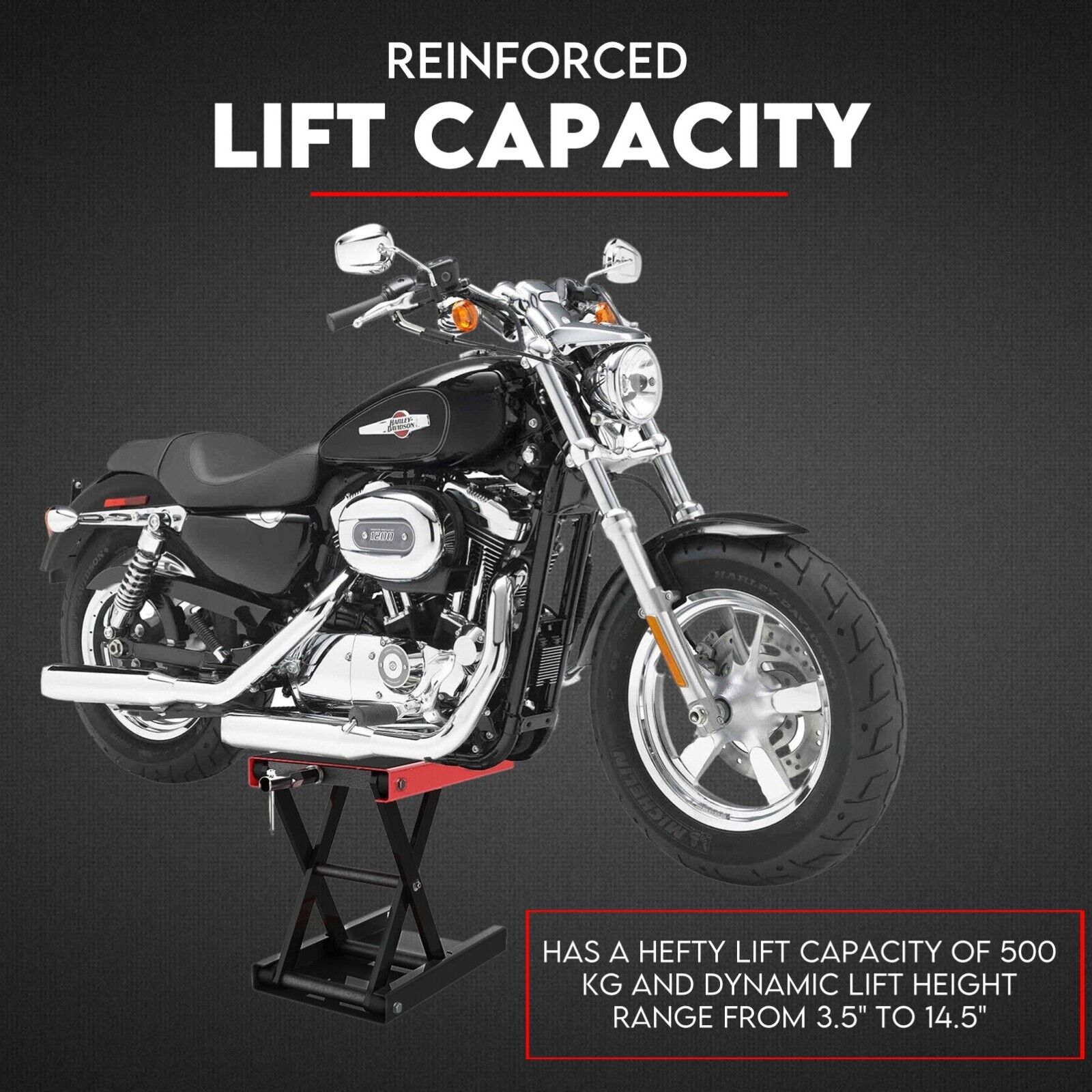 Automotive Lifts & Hoists: Motorcycle Scissor Lift - ATV Jack 500KG