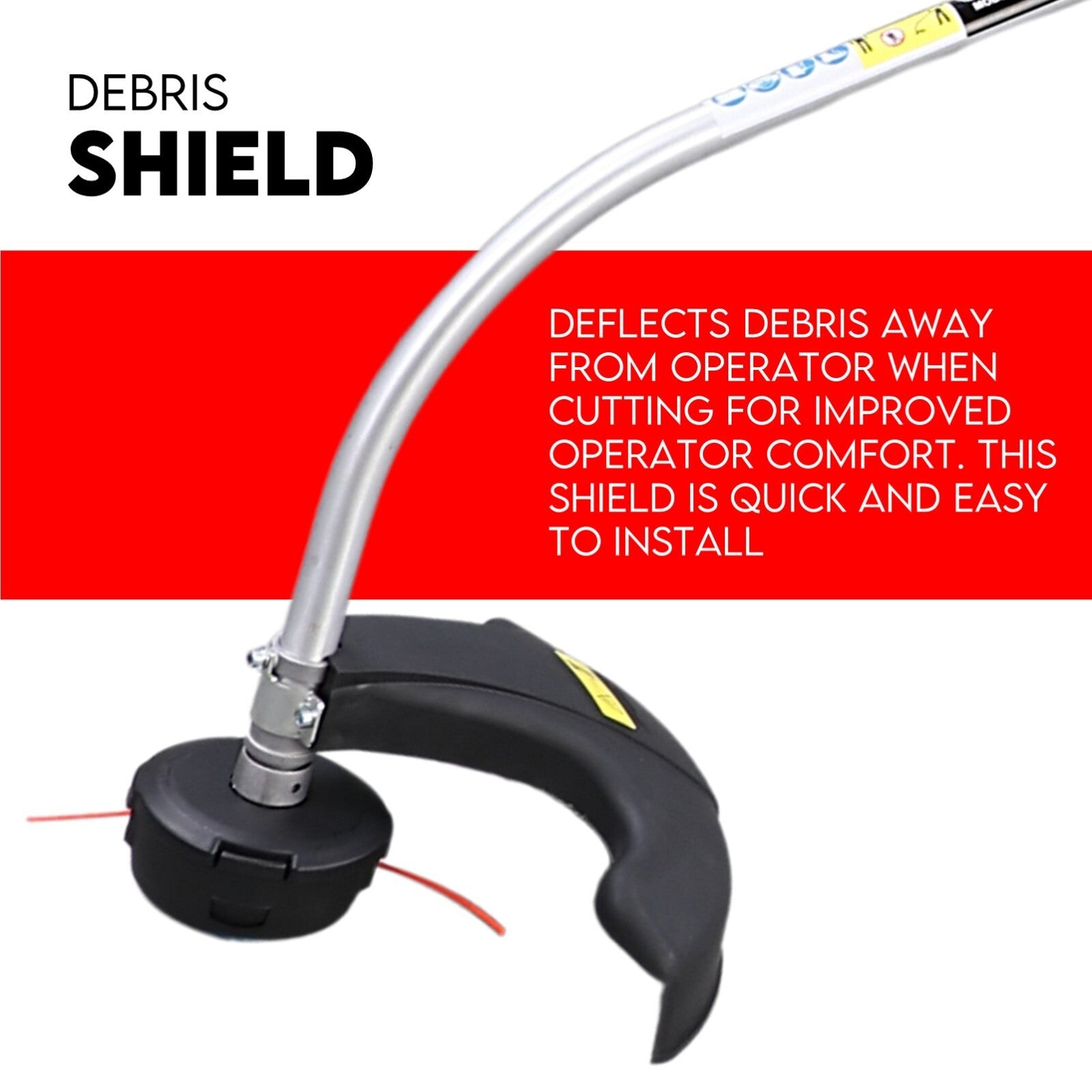 4 Stroke Curved Shaft Split Line Trimmer Whipper Snipper Cutter Garden Tool