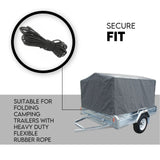 6X4 Box Trailer Cage Canvas Cover (900mm) Universal Waterproof Rip Resistant 3ft