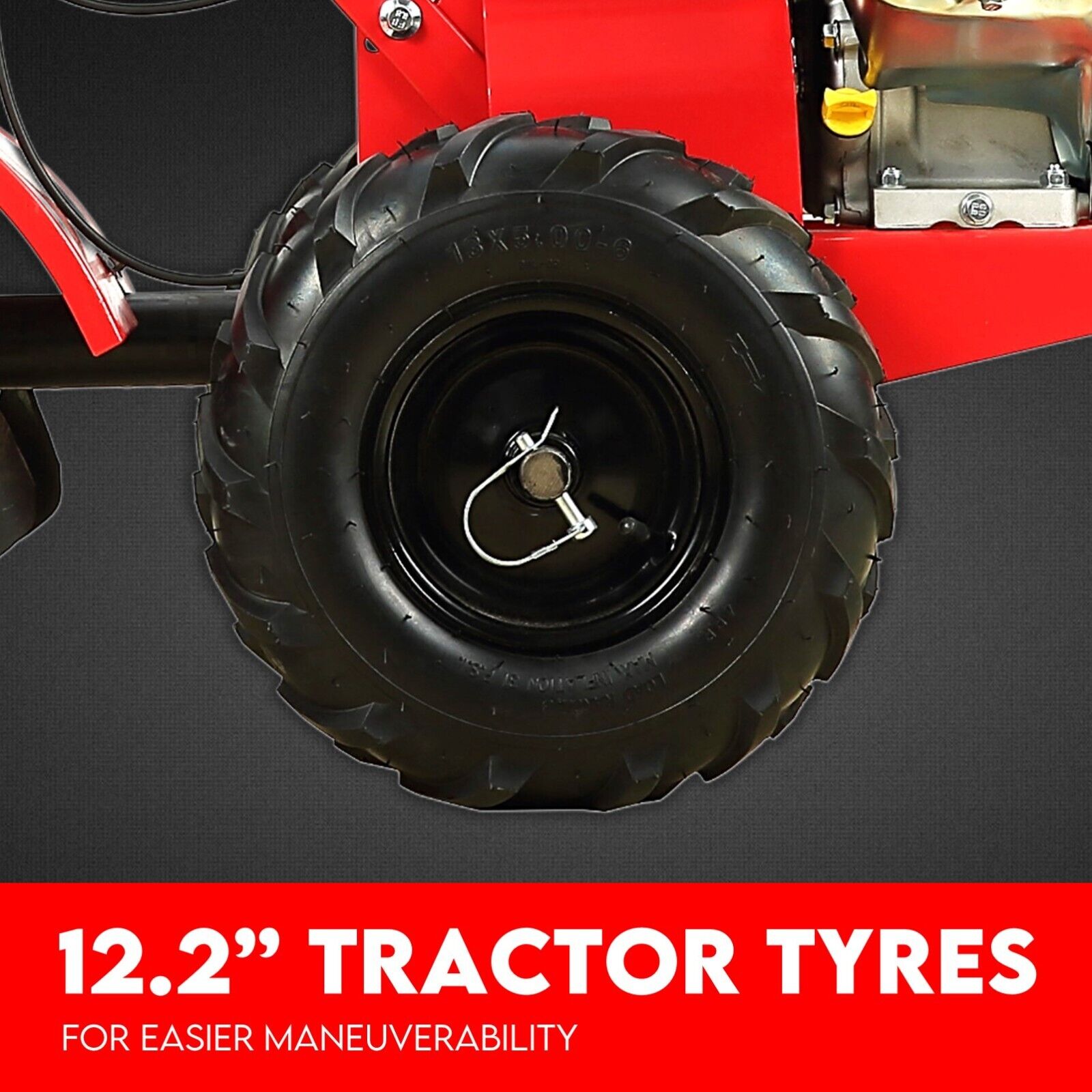 Gardening Tools: 212CC Tiller Cultivator 4 Blades Rotating Tines Power Rotary Hoe Handheld