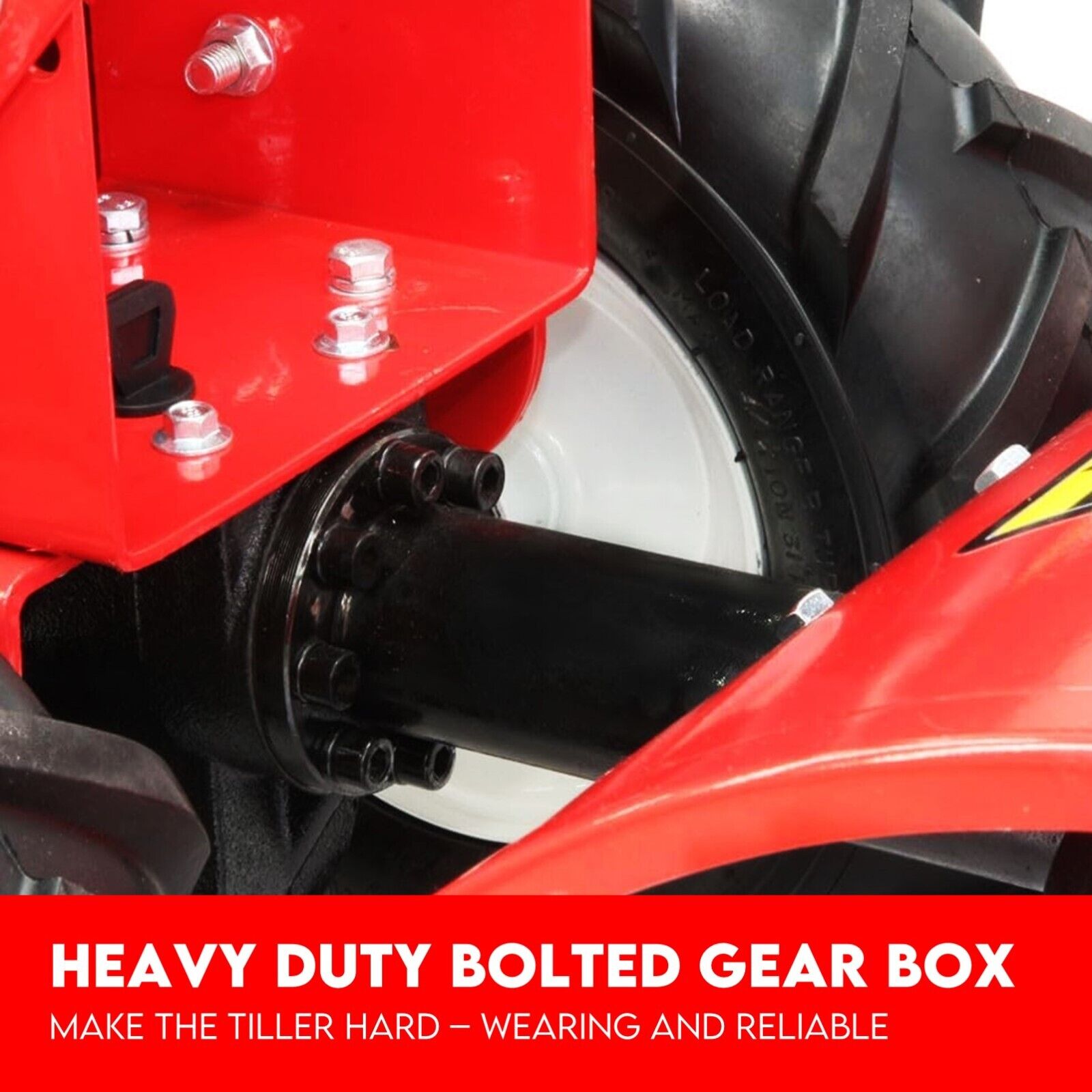 Gardening Tools: 212CC Tiller Cultivator 4 Blades Rotating Tines Power Rotary Hoe Handheld