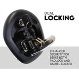 Bicycle Stands & Storage: Whale Tail T Handle Lock Latch Compression Lock Trailer Toolbox Black Chrome