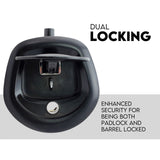 Tool Boxes: Black Whale Tail T Handle Lock Latch/Compression Lock Trailer Ute Toolbox