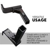 Adjustable Drop Towbar Tow Bar Ball Mount Tongue 2" Hitch Trailer 4000kg