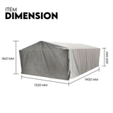 6X4 TRAILER CAGE CANVAS COVER (600mm) Heavy Duty Canvas Best Quality Waterproof