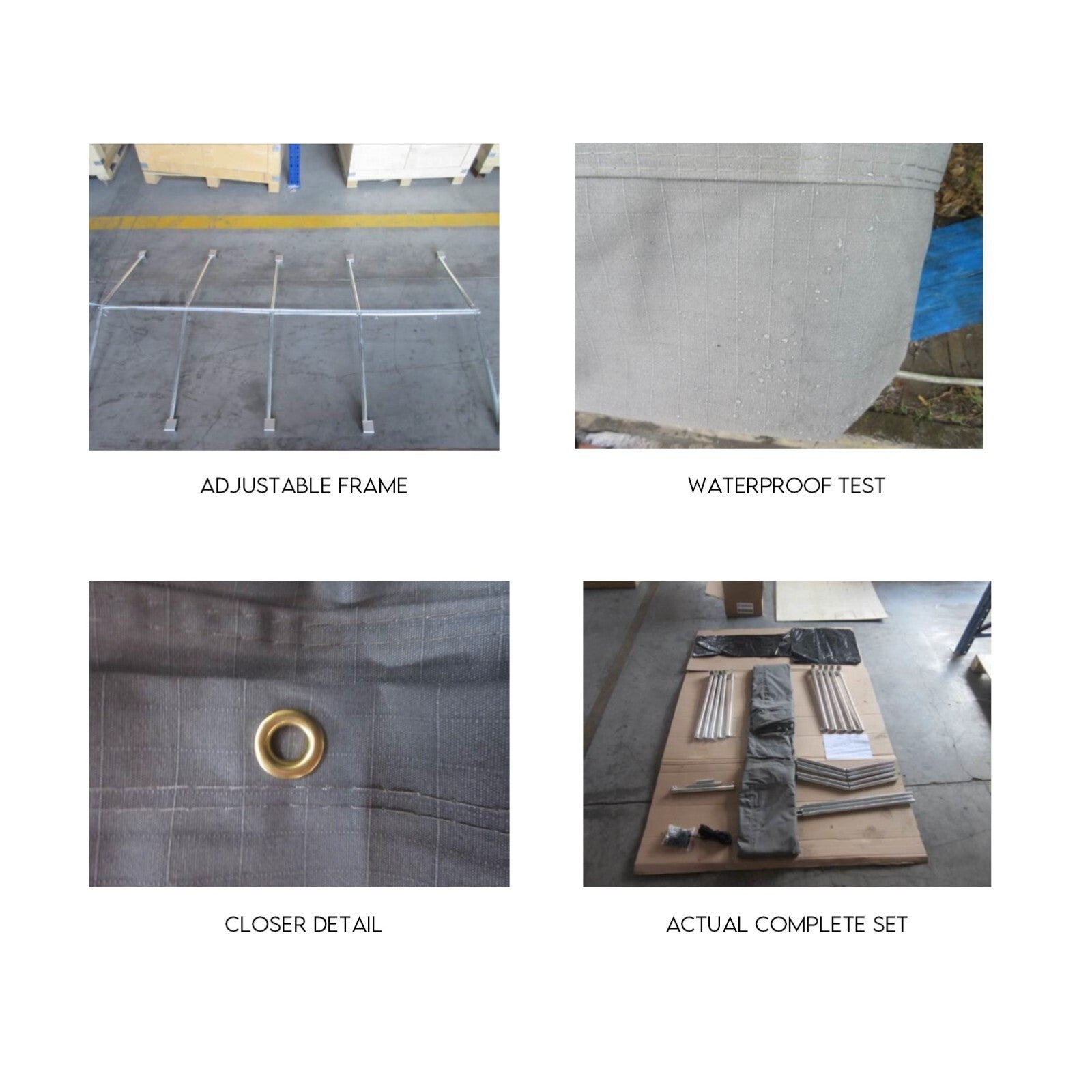 Caravan Accessories: 900mm Trailer Cage Canvas Tarp Cover for 6x4 High Quality Cage Universal 3 foot