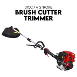 Lawn Rollers: 4 STROKE Whipper Snipper Straight Shaft Line Trimmer 31CC Pole Brush Cutter