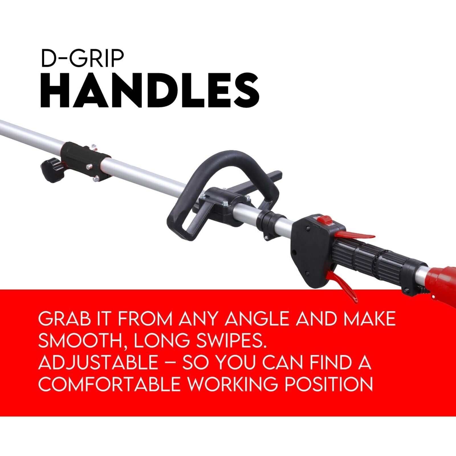Lawn Rollers: 4 STROKE Whipper Snipper Straight Shaft Line Trimmer 31CC Pole Brush Cutter