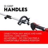 Lawn Rollers: 4 STROKE Whipper Snipper Straight Shaft Line Trimmer 31CC Pole Brush Cutter