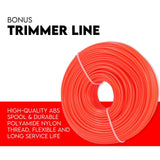 Lawn Rollers: 4 STROKE Whipper Snipper Straight Shaft Line Trimmer 31CC Pole Brush Cutter