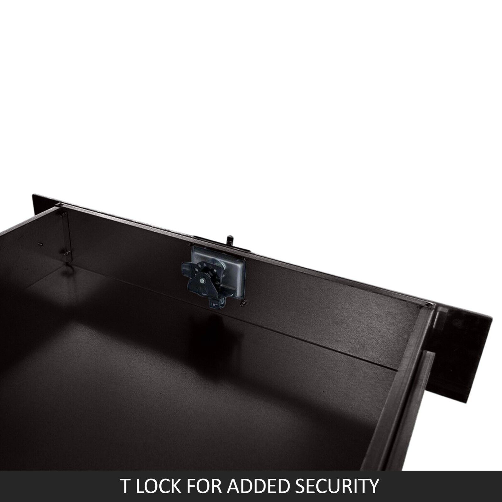 Tool Boxes: Under Tray Body Tool Box Trundle Drawer 1500 Long UTE Truck ToolBox Black