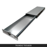 Tool Boxes: Under Tray Tool Box Trundle Drawer 1500 mm UTE Drawer Dual Extra Cab Toolbox