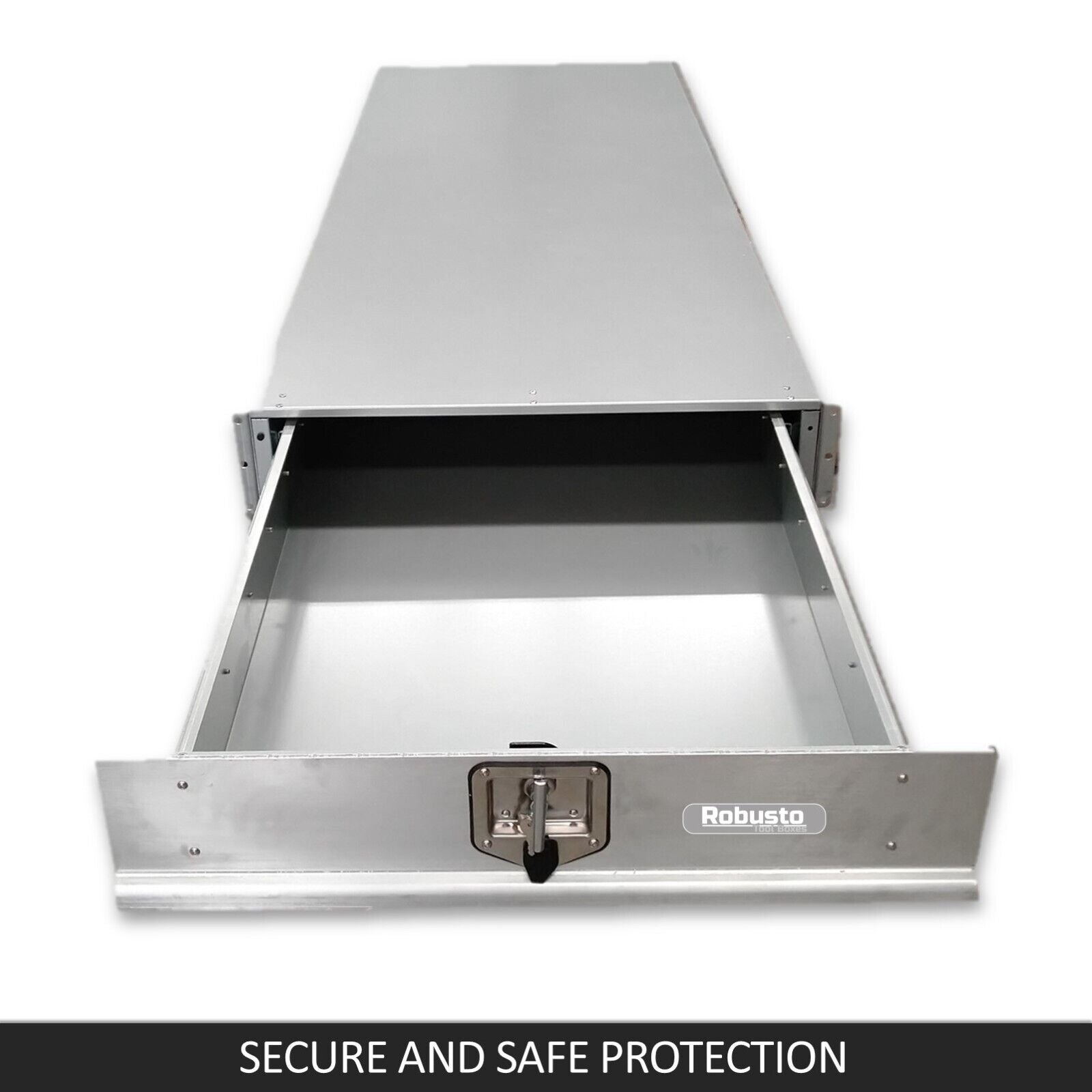 Tool Boxes: Under Tray Tool Box Trundle Drawer 1500 mm UTE Drawer Dual Extra Cab Toolbox