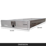 Tool Boxes: Under Tray Tool Box Trundle Drawer 1500 mm UTE Drawer Dual Extra Cab Toolbox