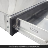 Tool Boxes: Under Tray Tool Box Trundle Drawer 1500 mm UTE Drawer Dual Extra Cab Toolbox