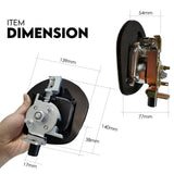 Black Whale Tail T Handle Lock Latch Compression Lock Trailer Ute Toolbox