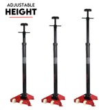 Under Hoist Stand 1650lbs 3/4Ton Movable Pole Jack Heavy Duty Support Car Lift