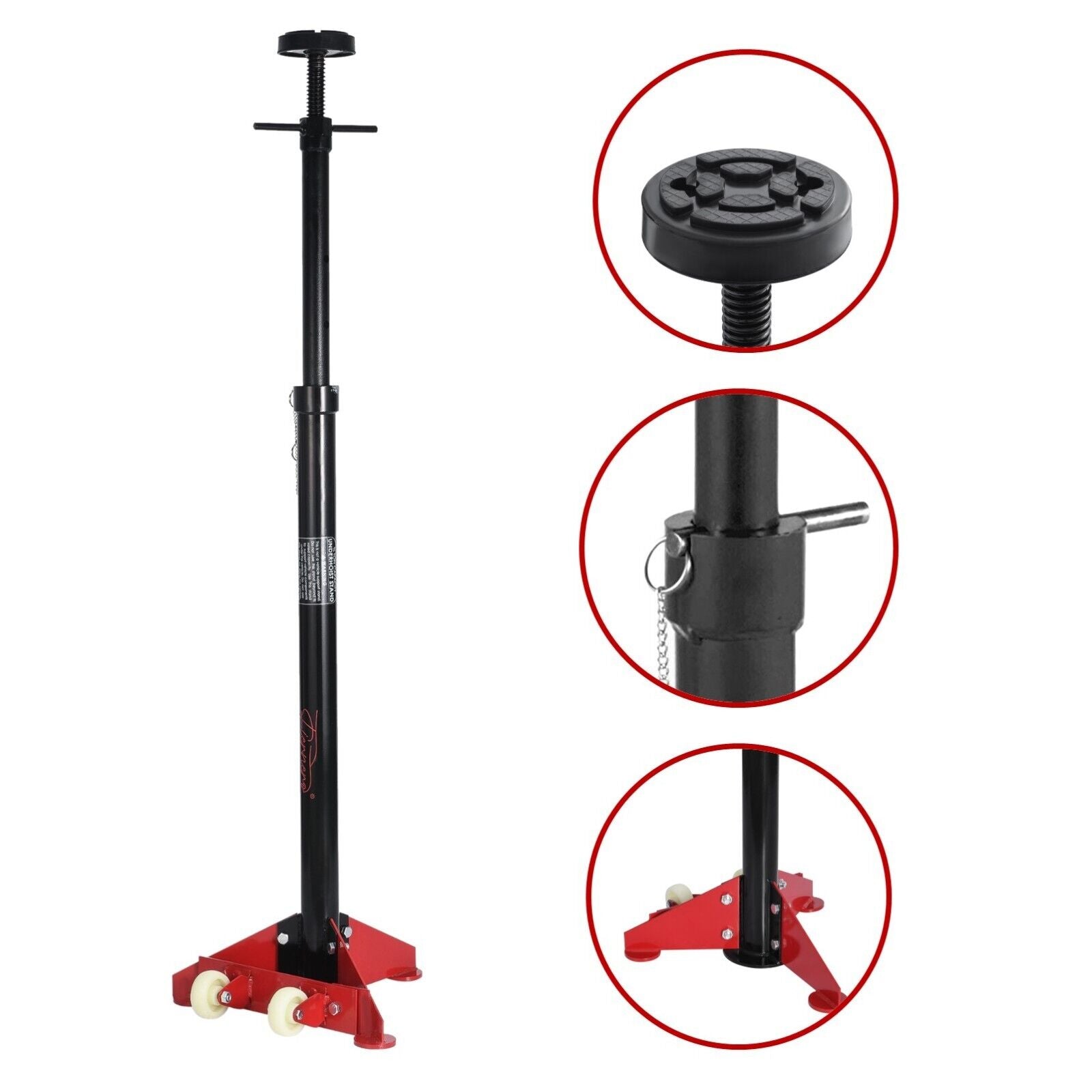 Automotive Lifts & Hoists: HIGH UNDER CAR SUPPORT STAND TALL AXLE JACK SUPPORT UNDER HOIST STAND LIFTER RAM
