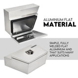 600mm Pair of Under Tray Undertray Tool Box Aluminium Alloy Underbody Toolbox