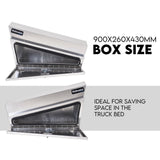900mm Under Tray Tool Box Pair Aluminium Toolboxes Set Truck Undertray Underbody
