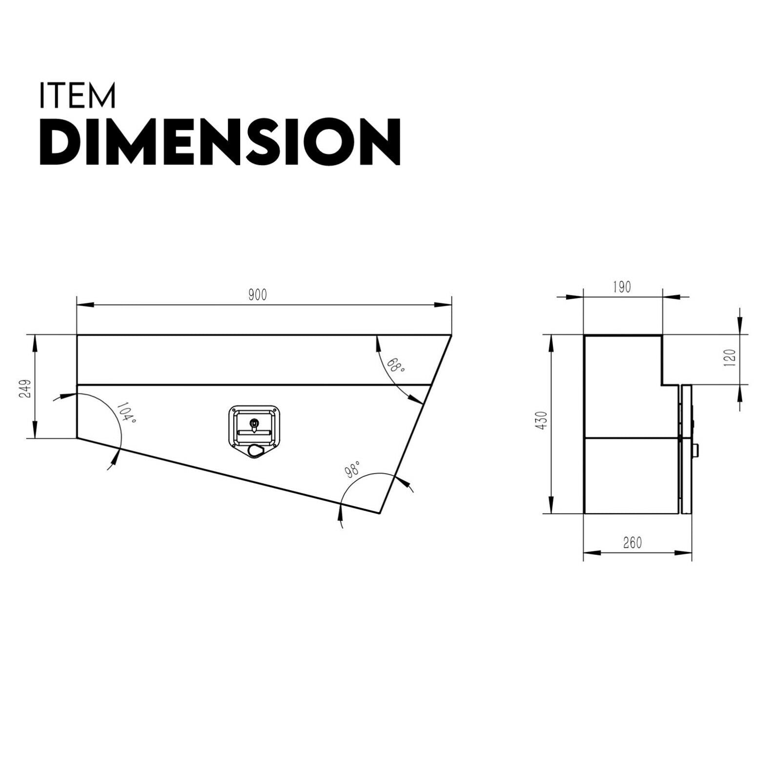 Automotive Repair & Speciality Tools: Under Tray Tool Underbody Pair Set 900mm Aluminium