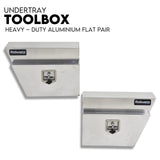 Automotive Repair & Speciality Tools: Under Tray Tool Box Underbody Pair Set 600mm Aluminium
