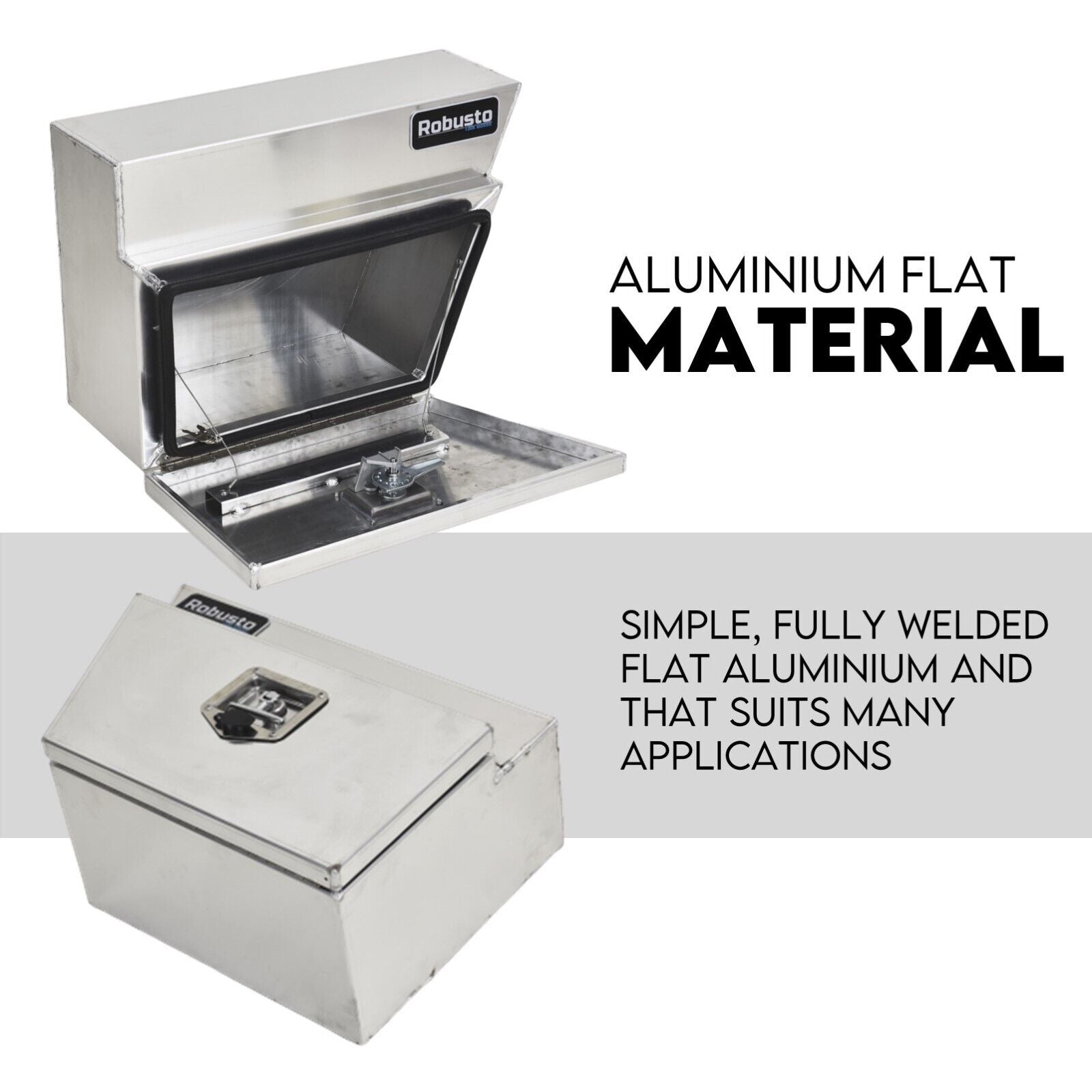 Automotive Repair & Speciality Tools: Under Tray Tool Box Underbody Pair Set 600mm Aluminium