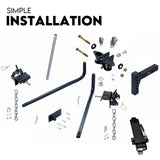 Automotive Repair & Speciality Tools: Weight Distribution Hitch System Load Leveller Caravan Anti Sway Bars 800Lb