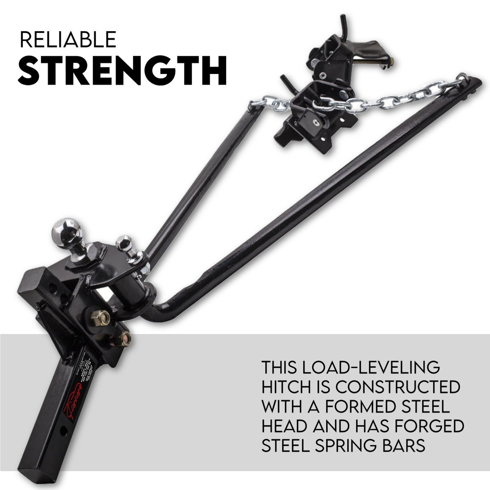 800lbs Weight Distribution Hitch System Load Leveller Caravan Anti Sway Bars