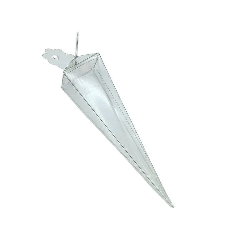 Wedding Favours: 10 Pack of Clear Pyramid Triangle Shaped Small Clear Gift Box - Bomboniere Jewelry Gift Party Favor Model Candy Chocolate Soap Box