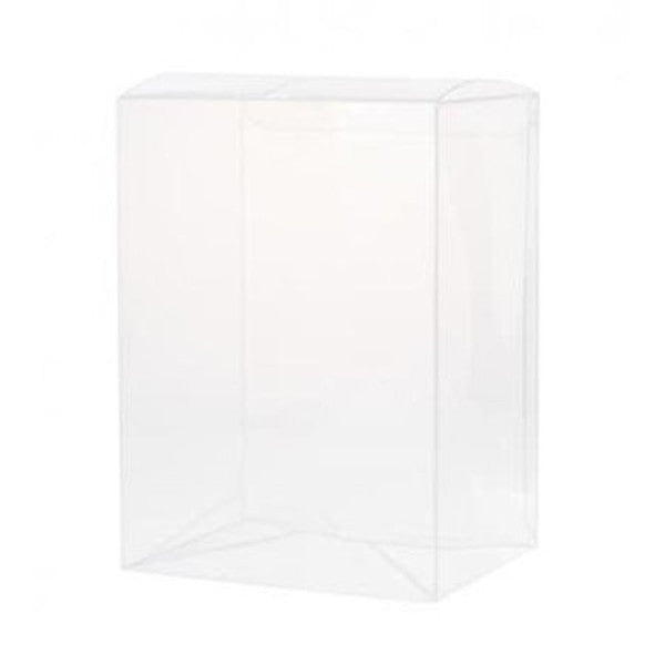 Wedding Favours: 10 Pack of Large Plastic 22x14.5cm Rectangle Cube Box - Exhibition Gift Product Showcase Clear Plastic Shop Display Storage Packaging Box