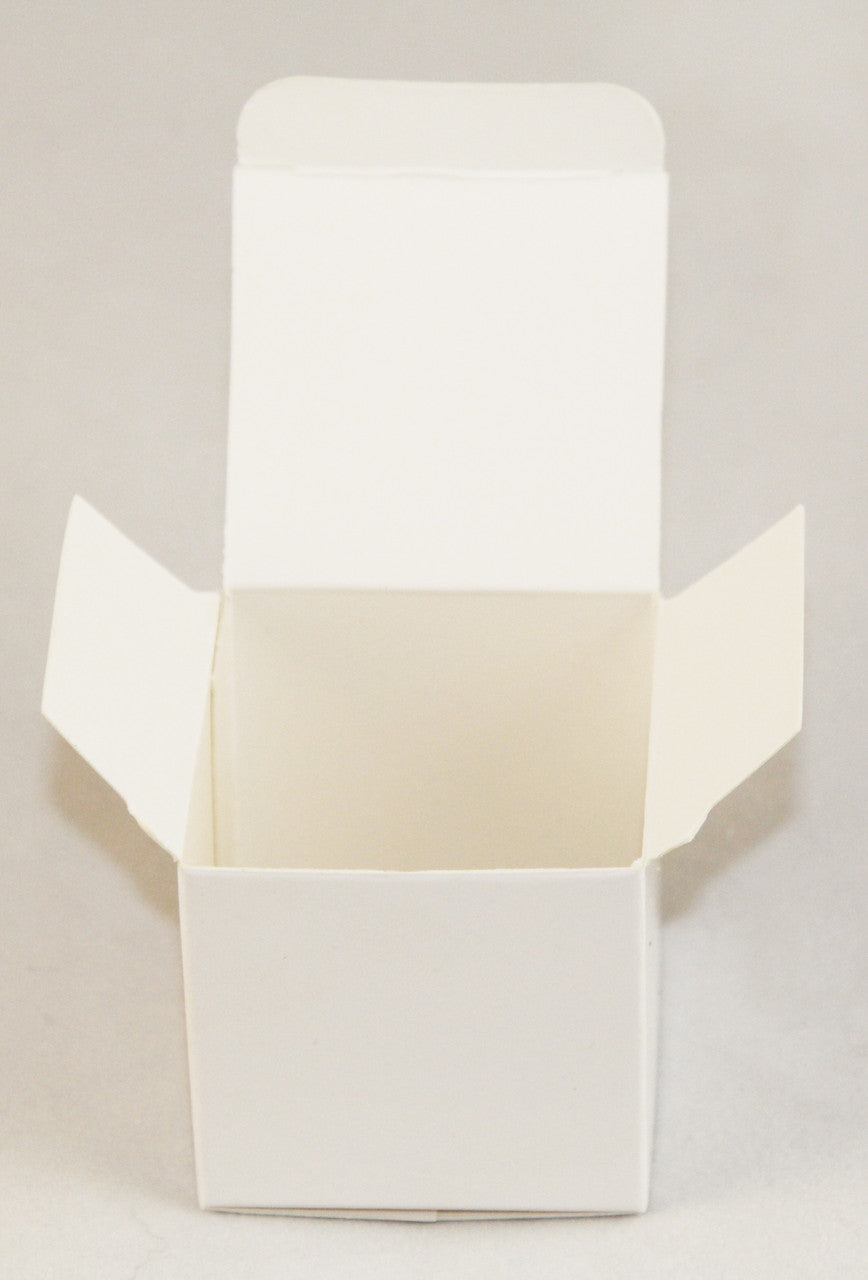 Wedding Favours: 10 Pack of White 5cm Square Cube Card Gift Box - Folding Packaging Small rectangle/square Boxes for Wedding Jewelry Gift Party Favor Model Candy Chocolate Soap Box