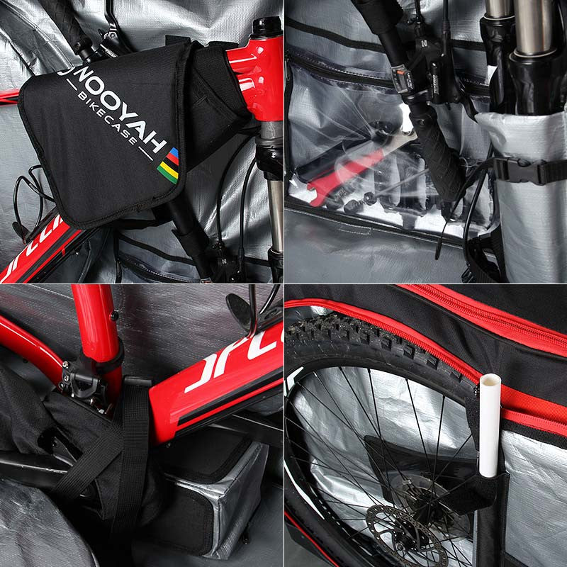 Bicycle Bags: BROTHER BROTHER Bike Travel Bag Case Plane Boat Shipping Transport, Fits Cross Country All Mountain Bike, MTB, TT, Road Triathlon Bike 29er 700c