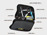 Bicycle Bags: NOOYAH Bike Hard Shell Travel Case EVA Mountain MTB ebike Road Bike 700c Gravel Bike Tourer- BK002 in Black