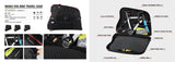 Bicycle Bags: NOOYAH Bike Hard Shell Travel Case EVA Mountain MTB ebike Road Bike 700c Gravel Bike Tourer- BK002 in Black