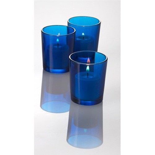 Vases & Table Decor: 20 Pack Blue Glass Votive Tealight Candle Holders House Party Centerpiece Xmas Wedding Decor Glass Candlestick Party Decorations Bridal Baby Shower Event