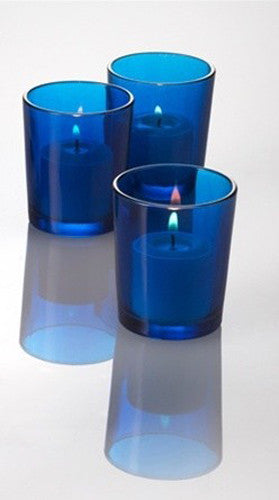 Vases & Table Decor: 20 Pack Blue Glass Votive Tealight Candle Holders House Party Centerpiece Xmas Wedding Decor Glass Candlestick Party Decorations Bridal Baby Shower Event
