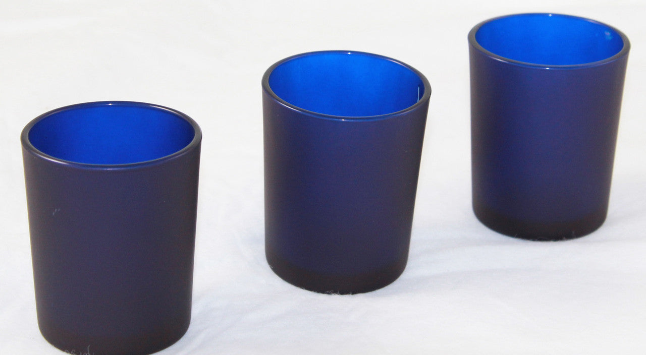 Vases & Table Decor: 40 Pack Blue Frosted Glass Votive Tealight Candle Holders House Party Centerpiece Xmas Wedding Decor Glass Candlestick Party Decorations Bridal Baby Shower Event