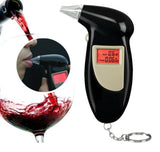 Monitoring & Testing: Digital Alcohol Tester LCD Police Breathalyser Grade Accuracy Portable Keychain - FREE POST