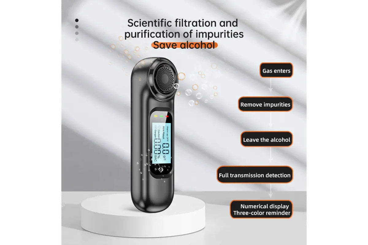 Monitoring & Testing: Breathalyser Breathtester Tester Alcohol Digital Personal Drink Mini Handbag Car - FREE POST