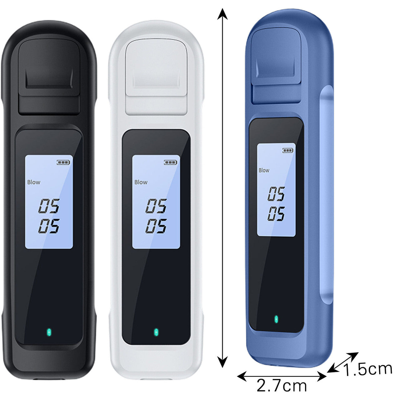 Monitoring & Testing: Alcohol Breathalyzer Drink Tester DUI LCD Breath Analyzer Handbag Pocket Size BLACK - FREE POST