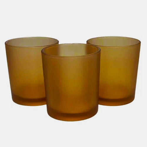 Vases & Table Decor: 10 Pack Brown Frosted Glass Votive Tealight Candle Holders House Party Centerpiece Xmas Wedding Decor Glass Candlestick Party Decorations Bridal Valentines Event