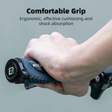 Bicycle Stands & Storage: Deluxe Hand Grips Shock Absorbing Rockbros MTB Mountain Bike Tourer Double Lock BLUE Handlebar Grips Anti-skid 2.22cm