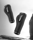 Bicycle Stands & Storage: Deluxe Hand Grips Shock Absorbing Rockbros MTB Mountain Bike Tourer Double Lock BLUE Handlebar Grips Anti-skid 2.22cm