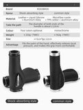Bicycle Stands & Storage: Deluxe Hand Grips Shock Absorbing Rockbros MTB Mountain Bike Tourer Double Lock BLUE Handlebar Grips Anti-skid 2.22cm