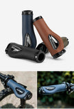 Bicycle Stands & Storage: Deluxe Hand Grips Shock Absorbing Rockbros MTB Mountain Bike Tourer Double Lock BLUE Handlebar Grips Anti-skid 2.22cm