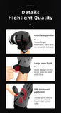 Bicycle Gloves: MTB Heated Gloves Large for Mountain Road Bike Breathable Winter Autumn Cycling Camping Running Outdoor Sport Rockbros